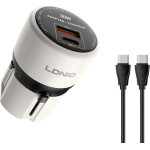 Ldnio ��������� ������ Q2319 �� ������� USB-C, EU/UK/US/Au �����, USB/USB-C, 30W, ����