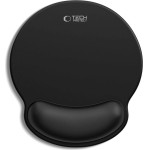 Tech-Protect A200 Mouse Pad With Gel Wrist Rest 25 x 22.5CM BLACK