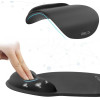 Tech-Protect A200 Mouse Pad With Gel Wrist Rest 25 x 22.5CM BLACK