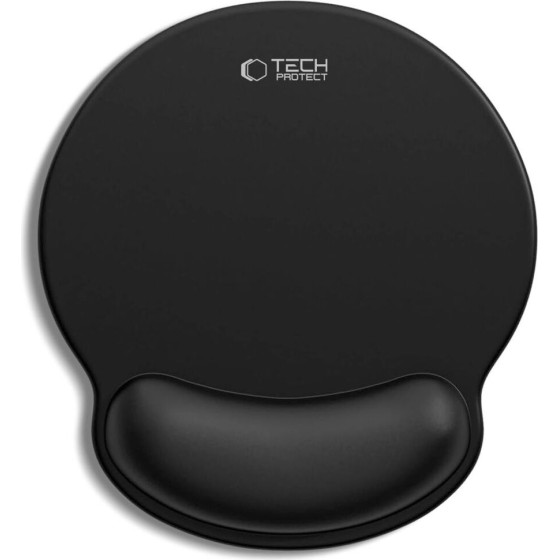 Tech-Protect A200 Mouse Pad With Gel Wrist Rest 25 x 22.5CM BLACK