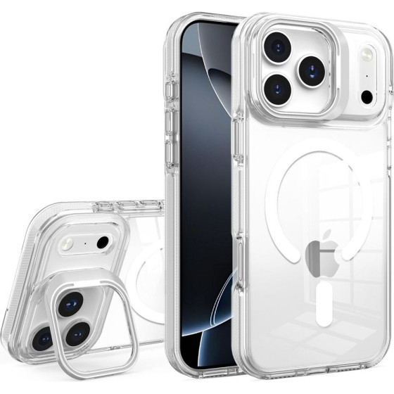 Lens Mag Cover Case Compatible With Magsafe For Iphone 17 Pro Max White OEM