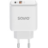 SAVIO Mobile Device Charger Universal White Ac Fast Charging Indoor - (LA-12)