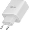 SAVIO Mobile Device Charger Universal White Ac Fast Charging Indoor - (LA-12)