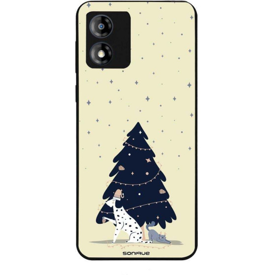 Sonique ���� Christmas Series ��� Motorola Moto E13 4G Happy Pets