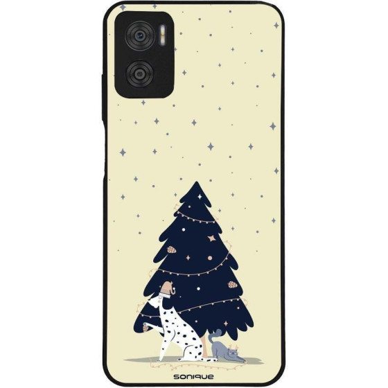 Sonique ���� Christmas Series ��� Motorola Moto E22 4G Happy Pets