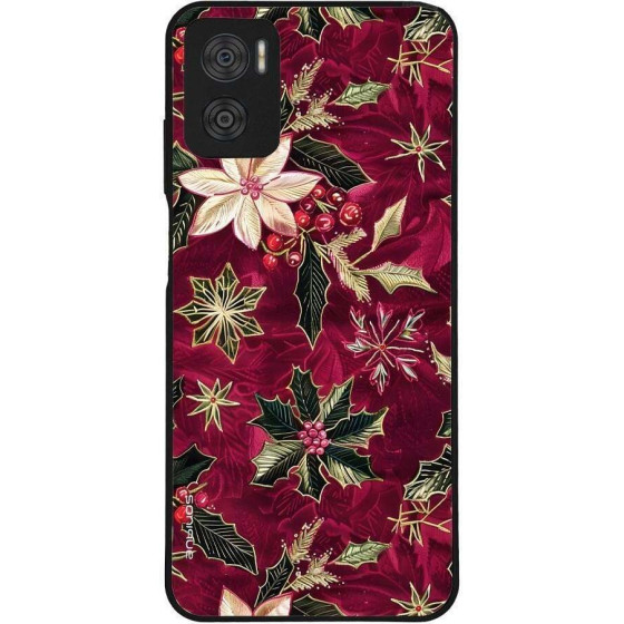 Sonique ���� Christmas Series ��� Motorola Moto E22 4G Wine Bloom