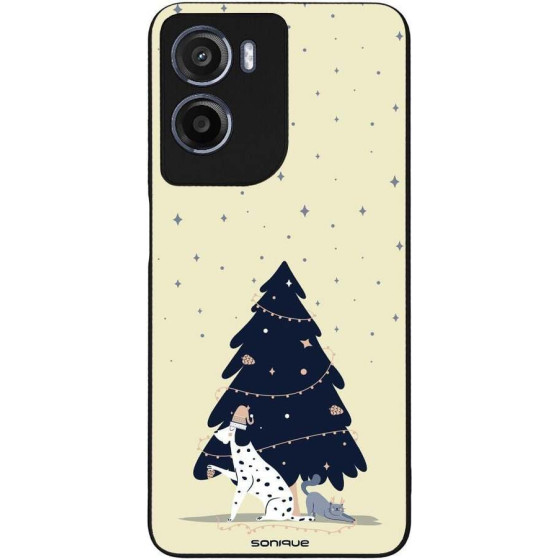 Sonique ���� Christmas Series ��� Motorola Moto G05 4G / Moto E15 4G Happy Pets