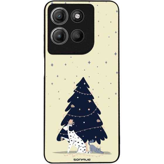 Sonique ���� Christmas Series ��� Motorola Moto G15 4G / Moto G15 Power Happy Pets