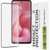 Techsuit - 111D Full Cover / Full Glue Glass - Motorola Moto G57 Power / G67 Power - Black