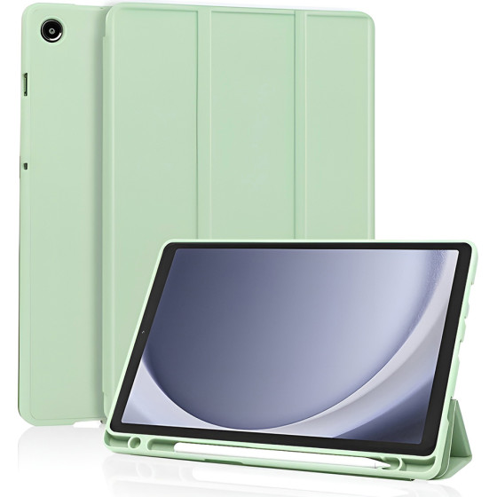 Techsuit - Flex Trifold (With Pencil Holder) - Samsung Galaxy Tab A11 / A9 - Matcha Green