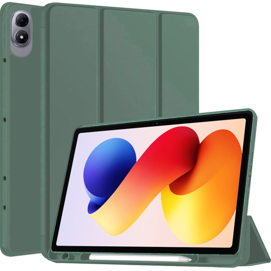 Techsuit - Flex Trifold (With Pencil Holder) - Xiaomi Redmi Pad 2 Pro - Green
