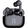 Techsuit - Premium Wireless Earbuds Velarx One (CW2) - Bluetooth V5.4, 300mAh, ANC, ENC, 4 Mic - Black