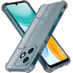Techsuit - Shockproof Clear Silicone - Honor X5c Plus - Smoke Black