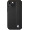 BMW Signature Leather Big Logo Case For Iphone 14 Plus Black - (BMHCP14M22RDPK)