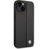 BMW Signature Leather Big Logo Case For Iphone 14 Plus Black - (BMHCP14M22RDPK)