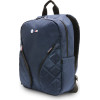 BMW Backpack Nylon Pockets & Metal Logo 16 Navy - (BMBP15PNYPOV)