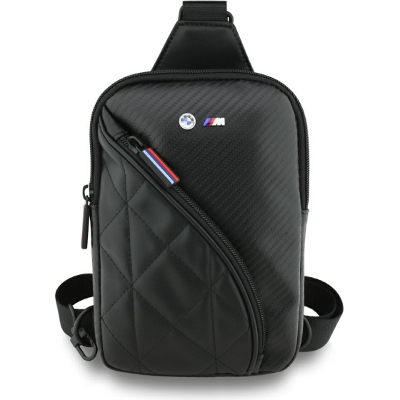 BMW Bag Carbon Pockets & Metal Logo 10 Black - (BMCPBPCASEPOK)