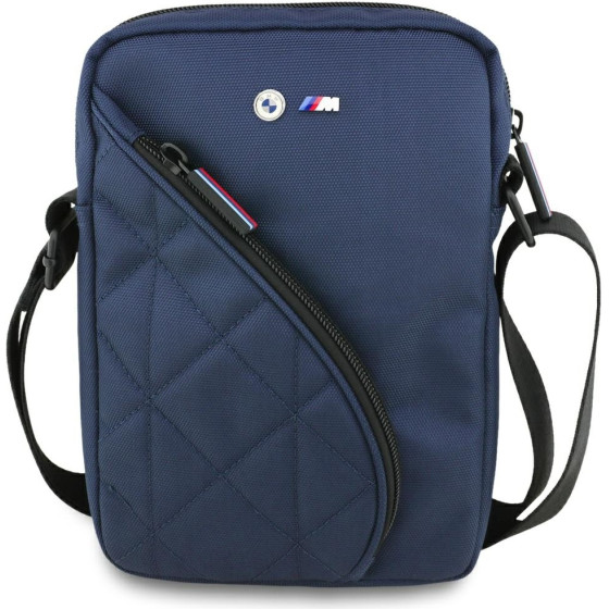 BMW Bag Nylon Pockets & Metal Logo 8 Navy - (BMTB8PNYPOV)