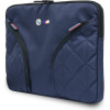 BMW Bag Nylon Pockets & Metal Logo Sleeve 14 Navy - (BMCS14PNYPOV)