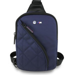 BMW Phone Bag Nylon Pocket & Metal Logo Crossbody Navy - (BMCPBPNYPOV)