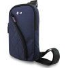BMW Phone Bag Nylon Pocket & Metal Logo Crossbody Navy - (BMCPBPNYPOV)