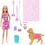 Mattel Barbie: Barbie And Her Pets - Barbie Puppy Walk (JJB46)