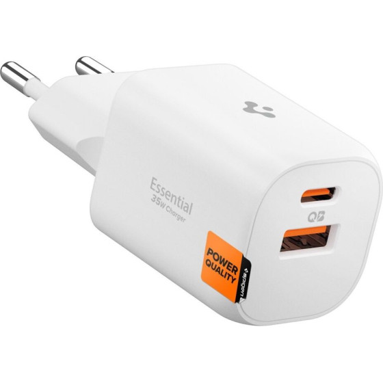 Spigen Essential EE352EU 2-Port Network Charger 35W White - (ACH09462)