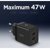Spigen Essential EE472EU 2-Port Network Charger 47W Black - (ACH09457)