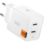 Spigen Essential EE472EU 2-Port Network Charger 47W White - (ACH08707)