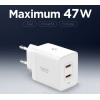 Spigen Essential EE472EU 2-Port Network Charger 47W White - (ACH08707)