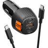 Spigen Essential EV1133 3-Port Car Charger 113W Black - (ACP09543)