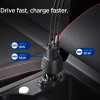 Spigen Essential EV1133 3-Port Car Charger 113W Black - (ACP09543)