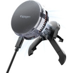 Spigen Essential EV25MFaq Qi2.2 Peltier Magnetic Magsafe Vent Car Mount Wireless Charger Black - (ACP10511)