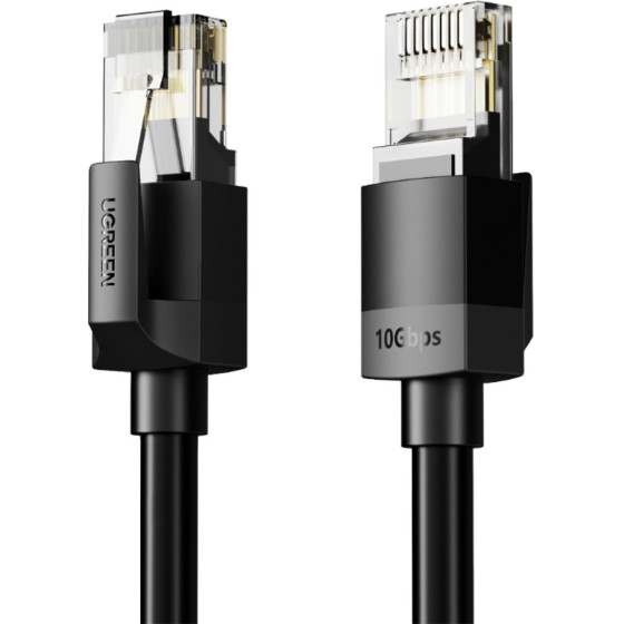 Ugreen Cat6A Utp Ethernet Cable 1m - Black - (Ugreen-55155)