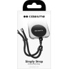 SBS Case Me Neck Strap Lanyard With Patch For Smartphones Black - (CMUNILACEBRACK)