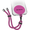 SBS Case Me Neck Strap Lanyard With Patch For Smartphones Pink - (CMUNILACEBRACP)