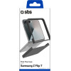 SBS Silicone Case Samsung Z Flip 7 Black Backcover - (ILCOVSAZFLIP7K)