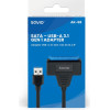 SAVIO Adapter USB-A 3.1 Gen 1 (M) - Sata (F) For 2.5'' Drives - (AK-68)