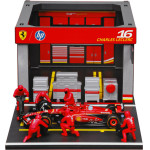 Lampa ����������� Pit Stop Ferrari SF-24 Leclerc 1:43 Burago 1���. - (BU36862L)