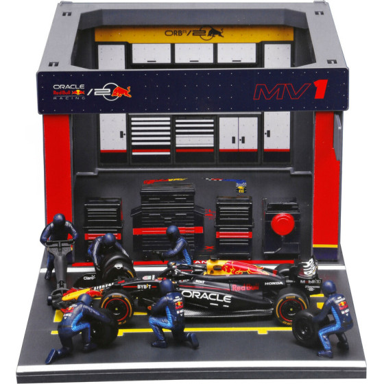 Lampa ����������� Pit Stop Red Bull RB20 Verstappen 1:43 Burago 1���. - (BU38453V)