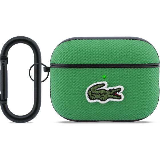 LACOSTE Petit Pique Croc Logo Patch Case For Airpods Pro 3 Green - (LCAP3PVCN)