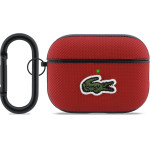 LACOSTE Petit Pique Croc Logo Patch Case For Airpods Pro 3 Red - (LCAP3PVCR)