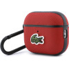 LACOSTE Petit Pique Croc Logo Patch Case For Airpods Pro 3 Red - (LCAP3PVCR)