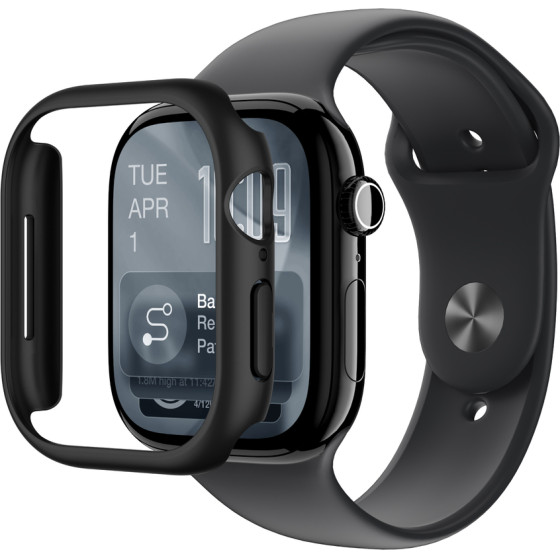 AmazingThing Minimal Protective Case For Apple Watch Series 11 42mm - Black - (AIW42MCL)