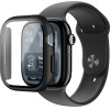 AmazingThing Radix Glass Screen Protector With Case For Apple Watch Series 11 46mm - Black - (AIW46RBK)