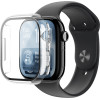 AmazingThing Radix Glass Screen Protector With Case For Apple Watch Series 11 46mm - Clear - (AIW46RCL)