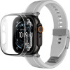 AmazingThing Radix Glass Screen Protector With Case For Apple Watch Uitra 3 49mm - Clear - (AIW49RCL)