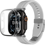 AmazingThing Radix Glass Screen Protector With Case For Apple Watch Uitra 3 49mm - Clear - (AIW49RCL)
