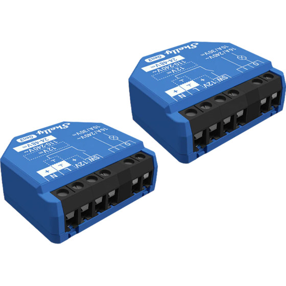 Shelly 1 Gen3 WiFi/Bluetooth ��� ��� 2 ����������� - (1Gen3-2pack)