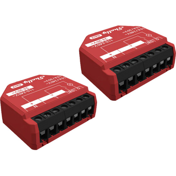 Shelly ��� 2 �������� 1PM Gen3 WiFi/Bluetooth - (1PMGen3-2pack)
